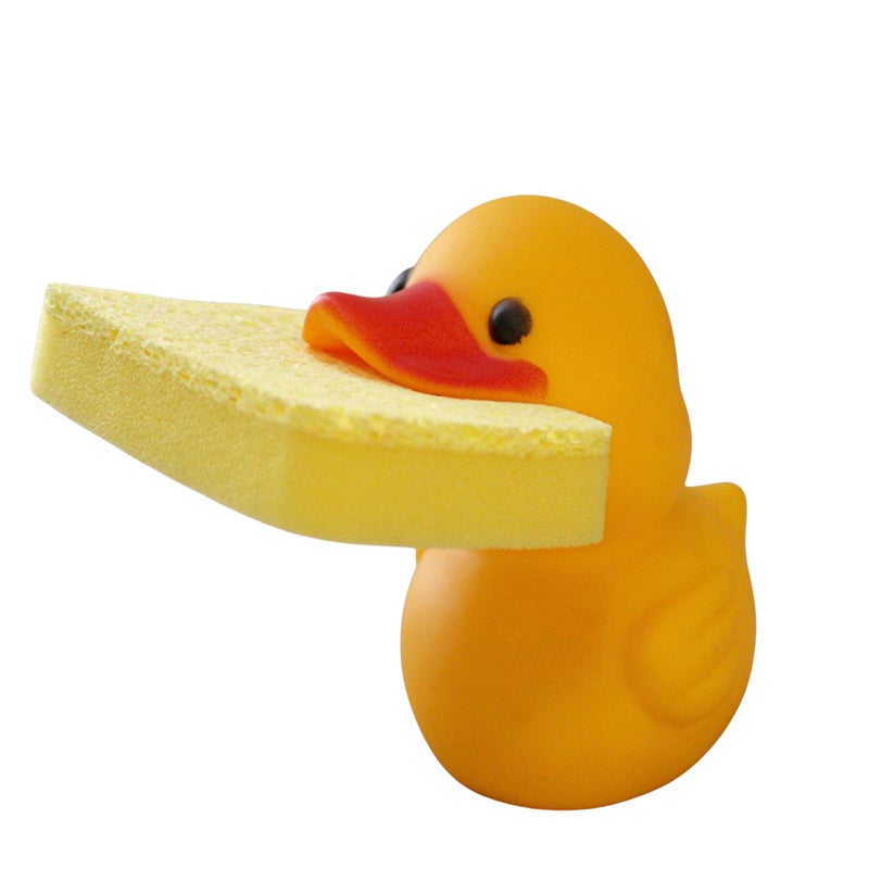 Dependable Products Duck Sponge Holder for Kitchen Sink â€“ Cute Animal Design with Dual-Sided Sponge â€“ Fun Dishwashing Accessory or Novelty Gift â€“ Dependable Industries Inc. Essentials - Image 1